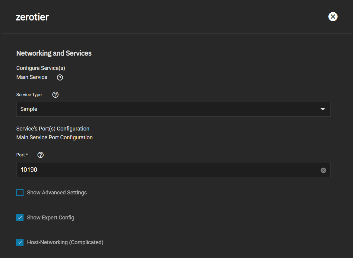 Zerotier Host Networking