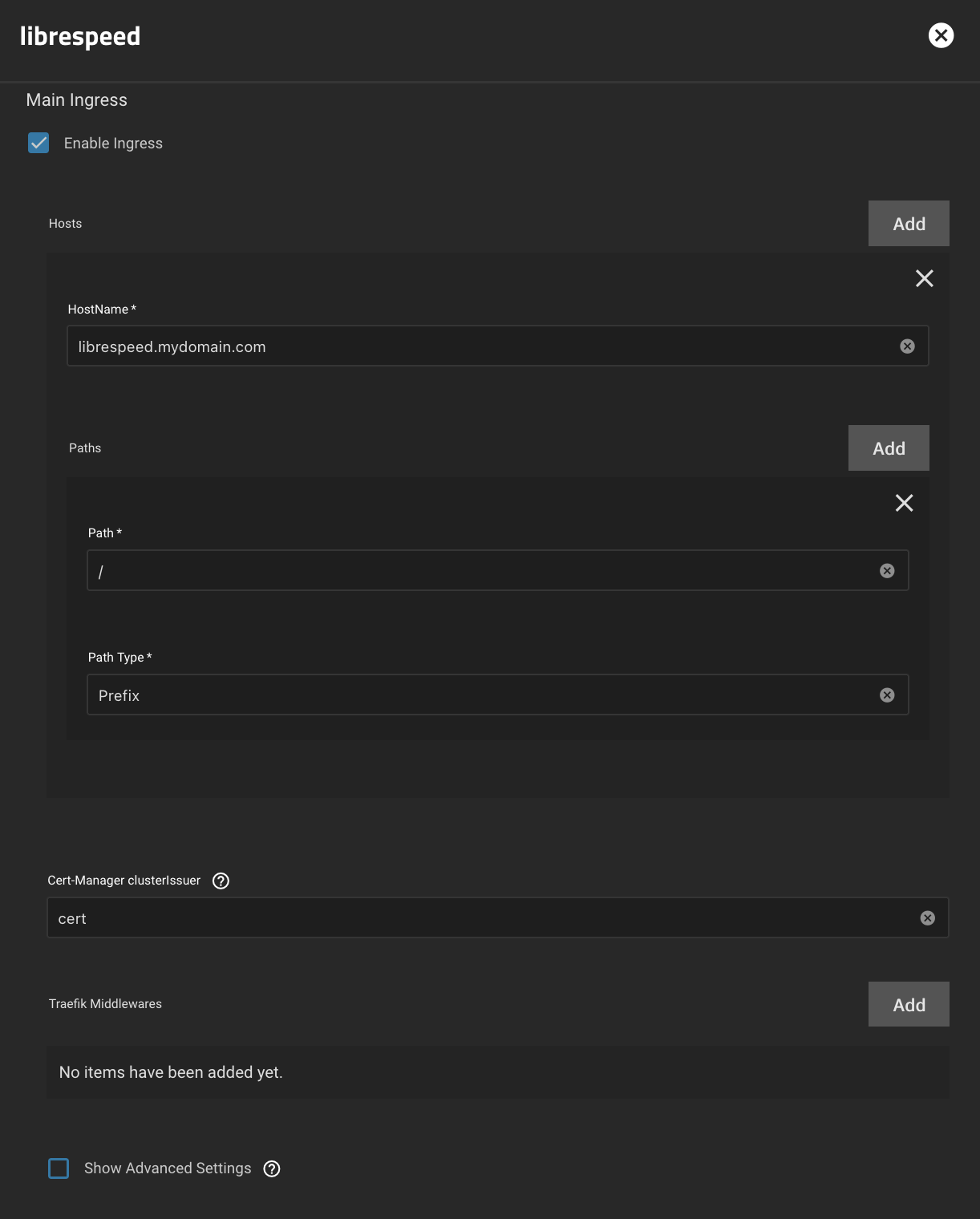 configure ingress using clusterissuer 